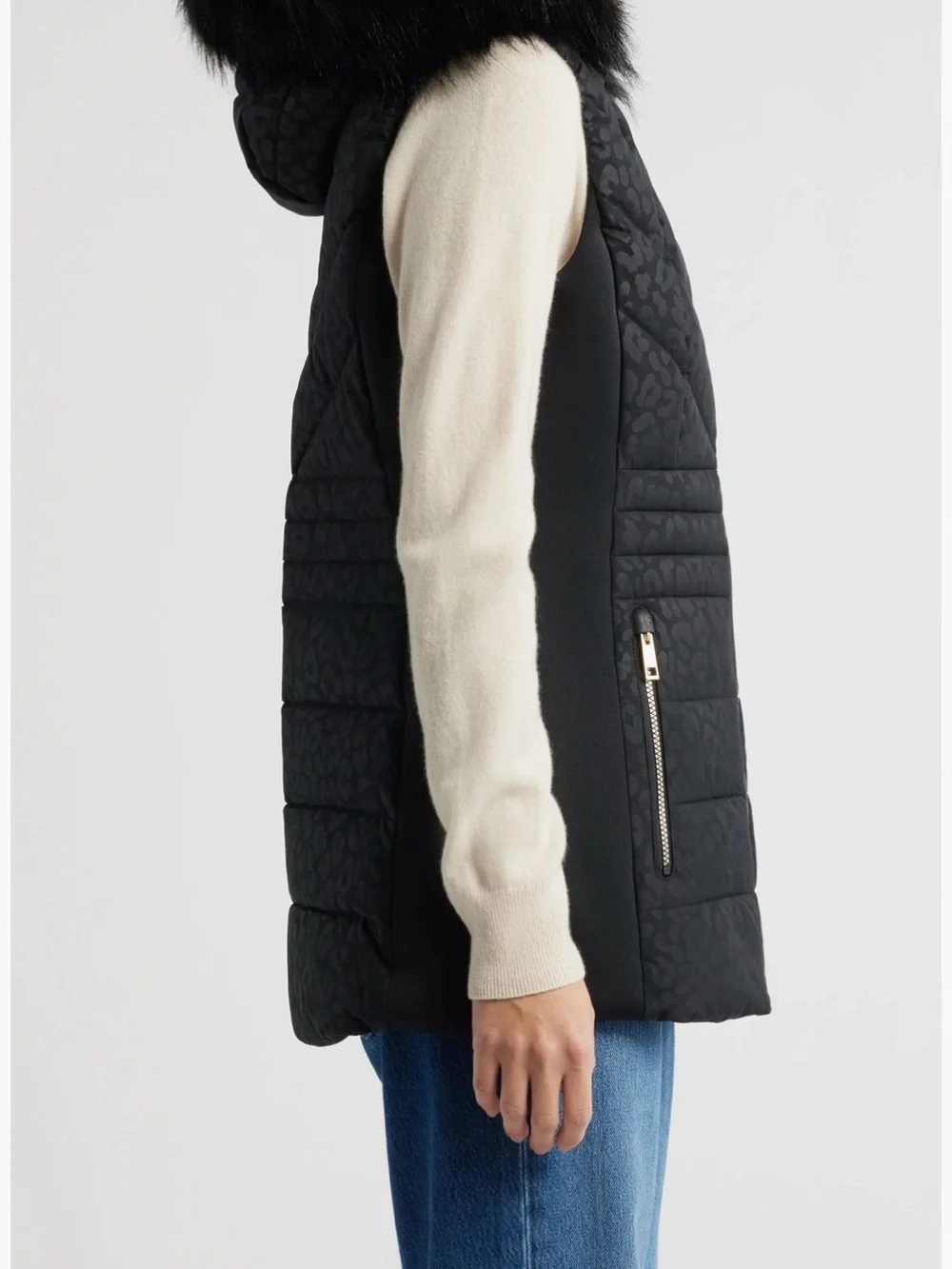 Michael Kors black quilted